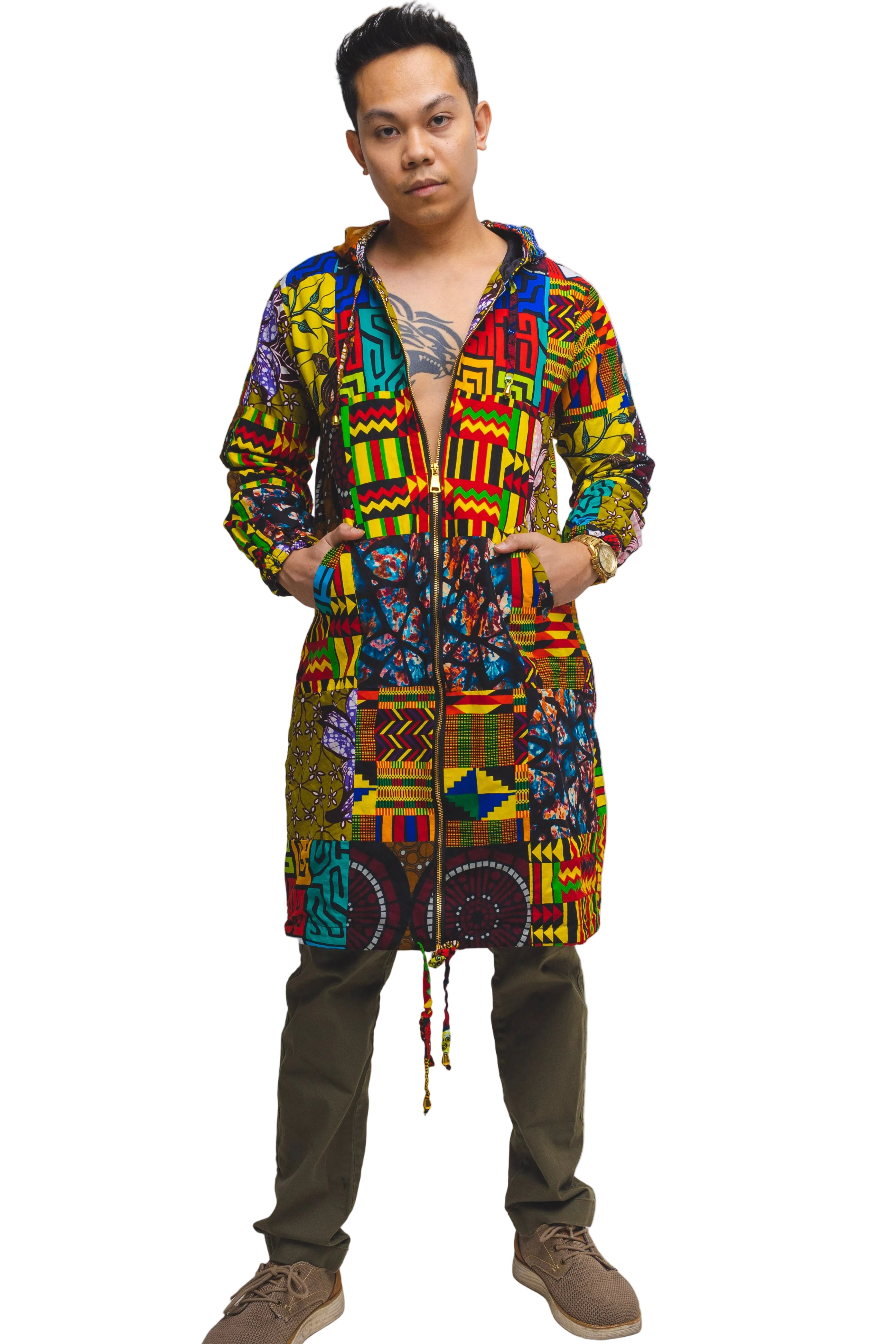 KOYO patchwork Jacket. – Shiyenze Fashion