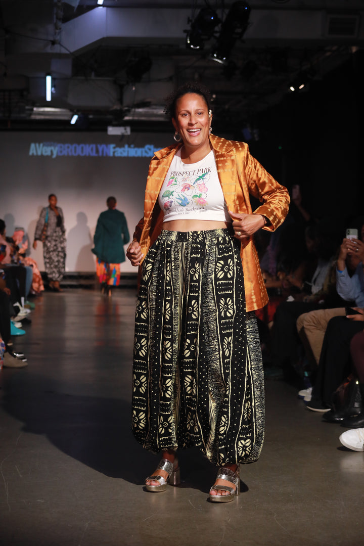Look 4- Brooklyn Pants Paired with Dumbo Jacket