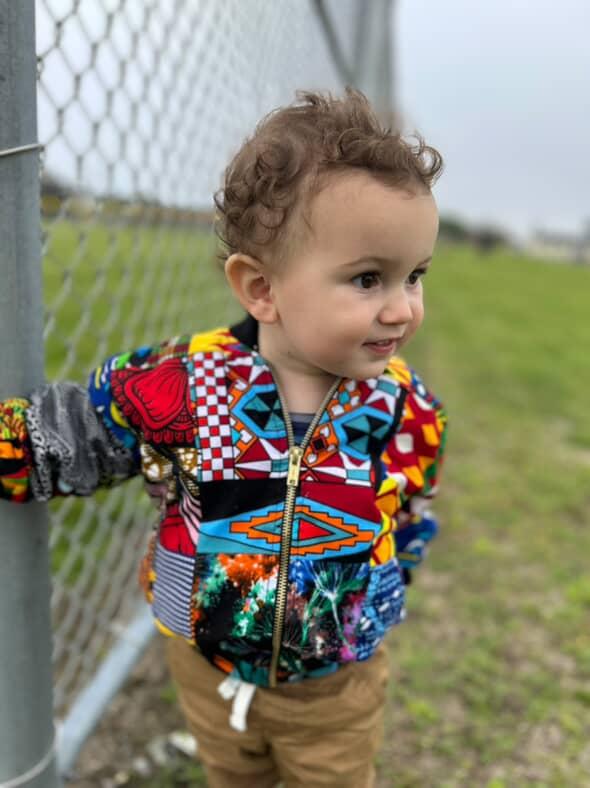 Patchwork Kids Baridi Bomber Jacket