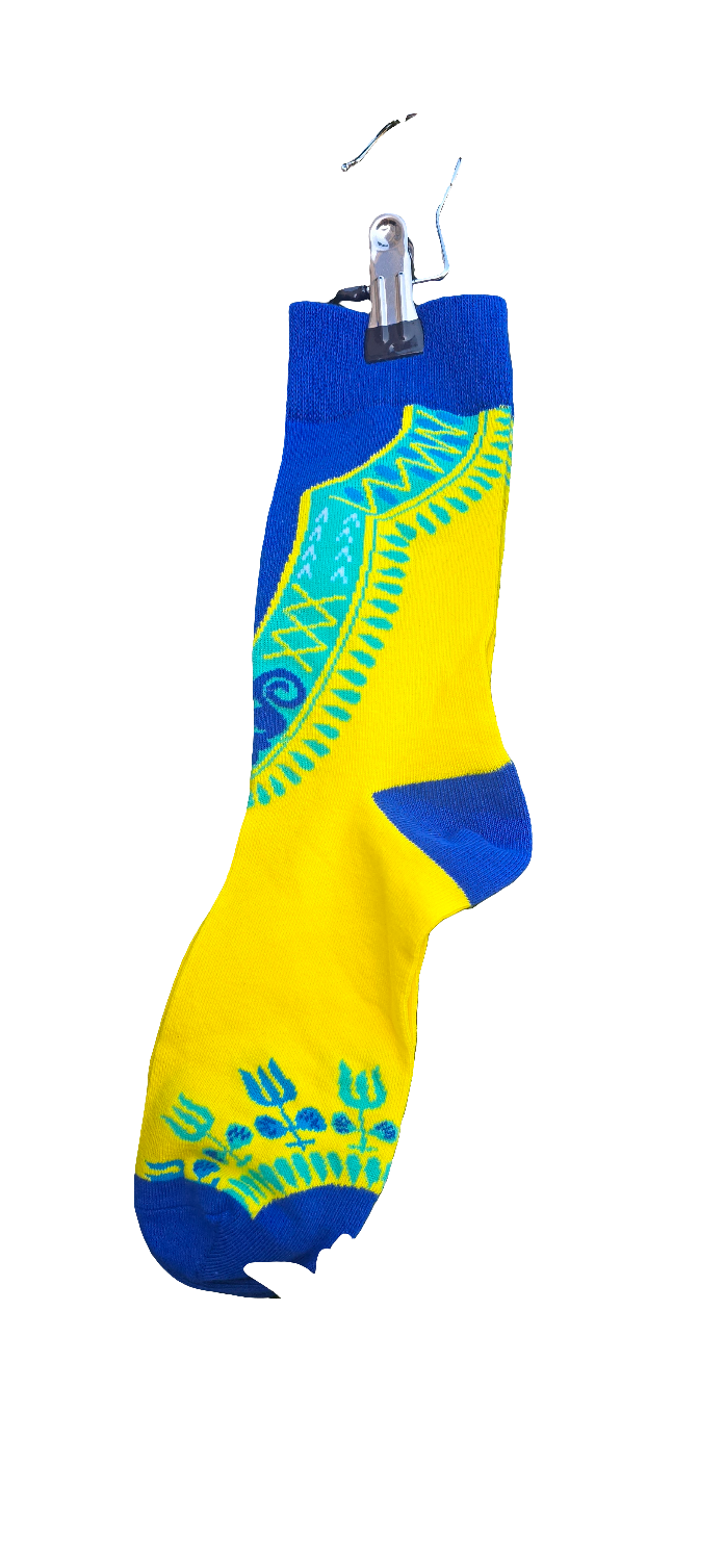 Dashiki yellow Socks