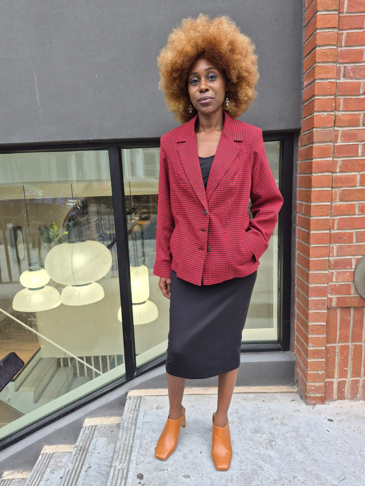 Upcycled Red Jacket