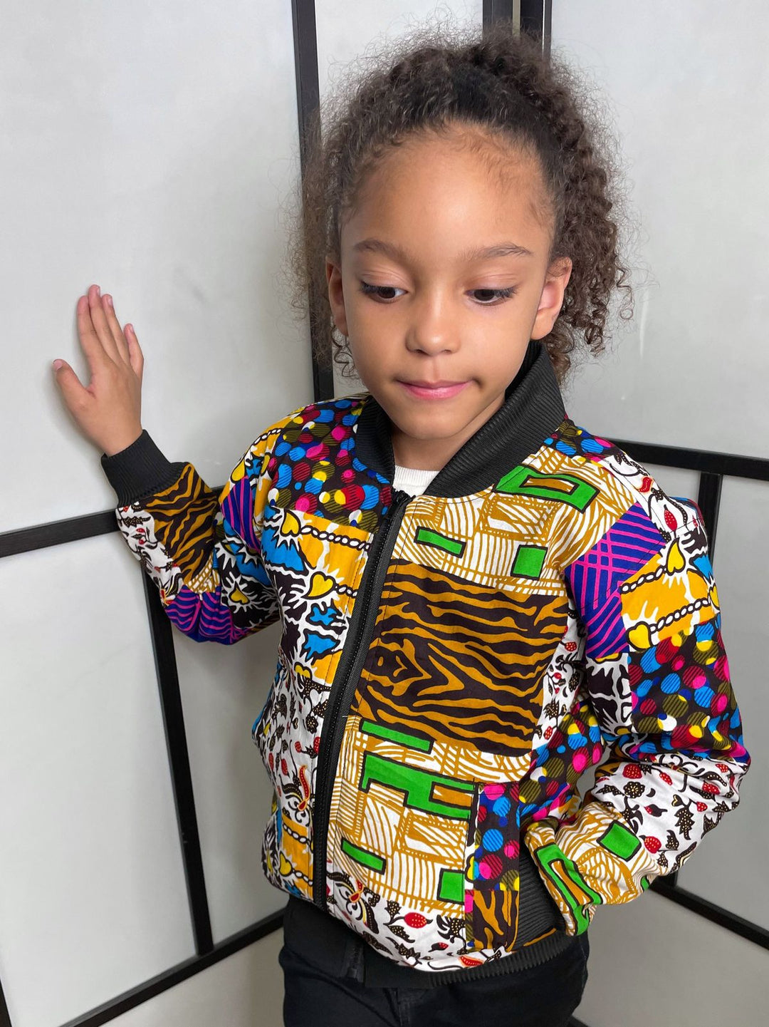 Patchwork Kids Baridi Bomber Jacket