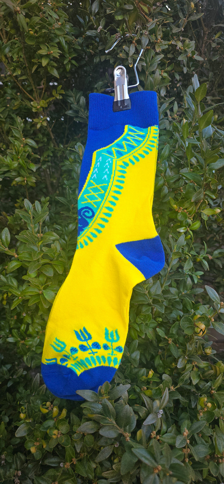 Dashiki yellow Socks